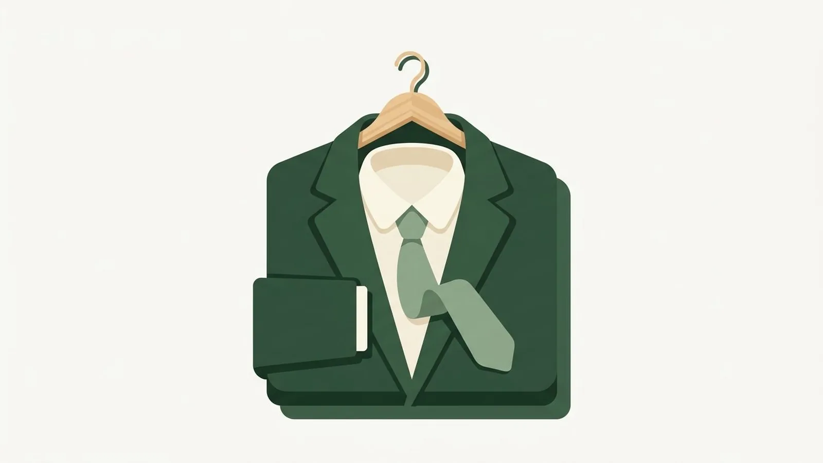 Flat editorial illustration of a wrist wearing a silver and a gold bangle beside a white card in forest green, sage and cream, for the guide Best Swimsuit Colors for Your Skin Tone