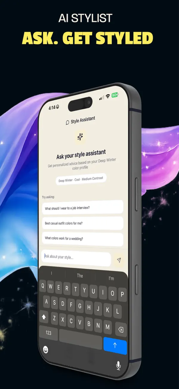 AI style assistant chat answering what to wear questions